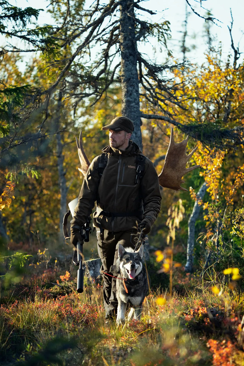 Mountain Hunter jacket - Hunting green/Shadow brown
