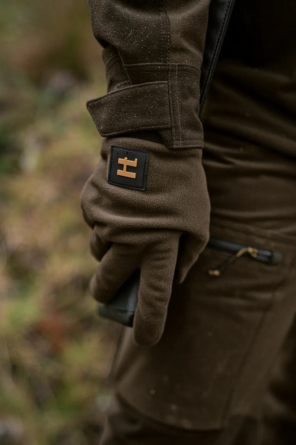 Forest Hunter WSP gloves - Hunting green/Shadow brown
