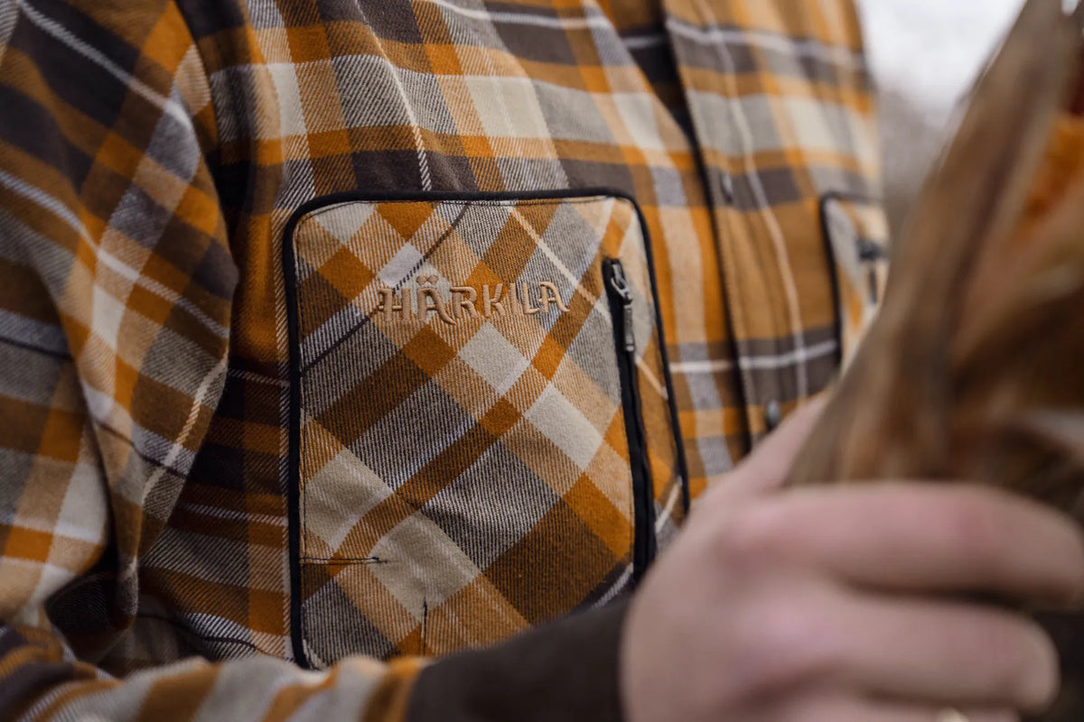 Pajala shirt - Cornstalk check
