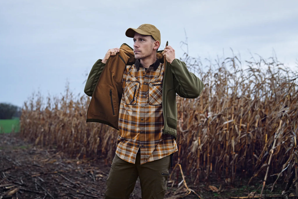 Pajala shirt - Cornstalk check