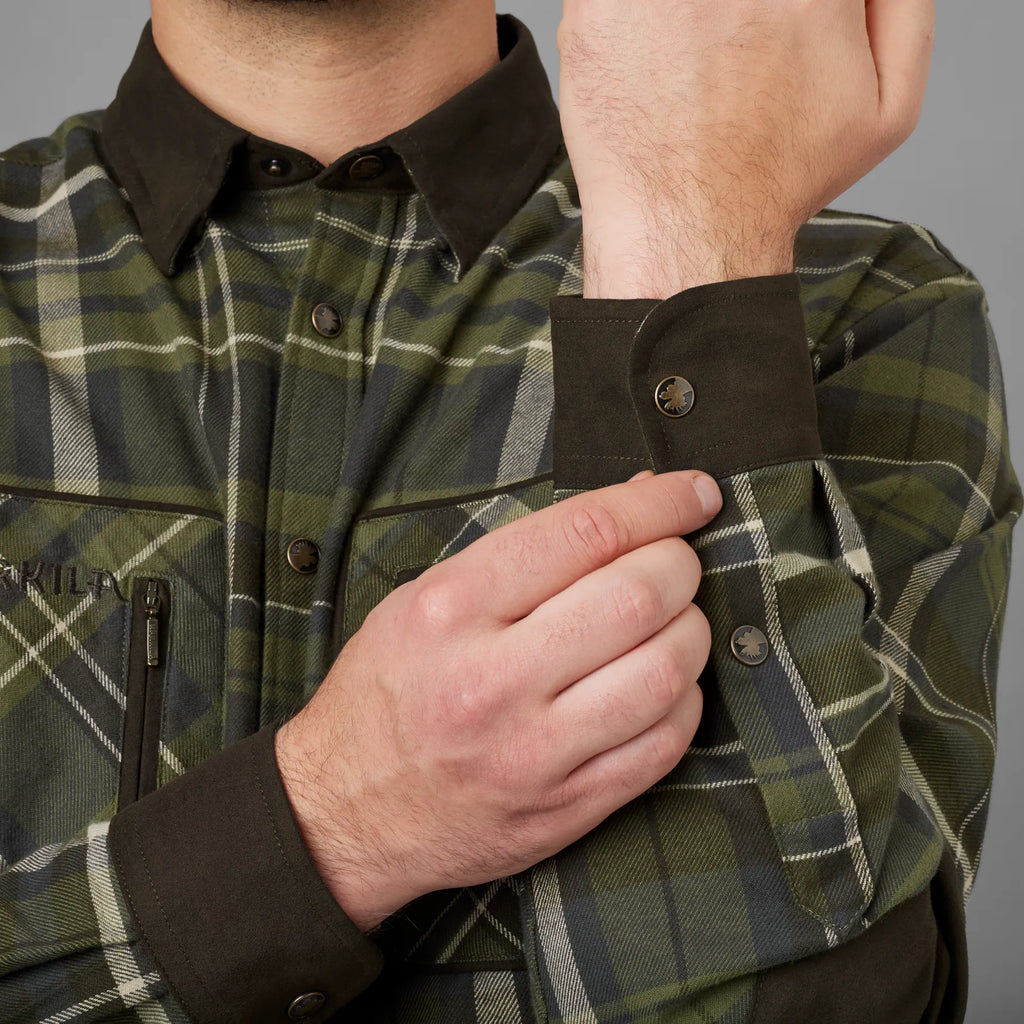 Pajala shirt - Olive check