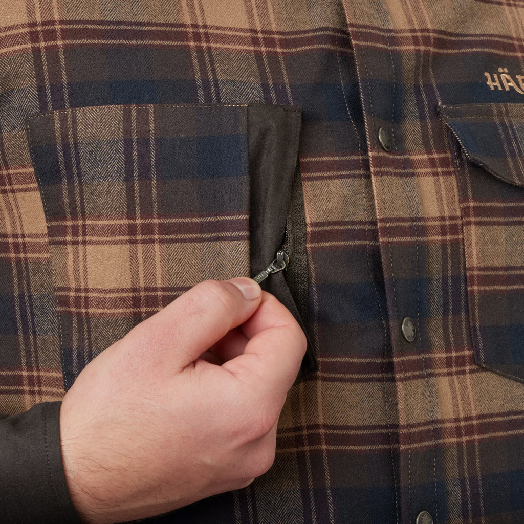 Aivak L/S shirt - Burgundy