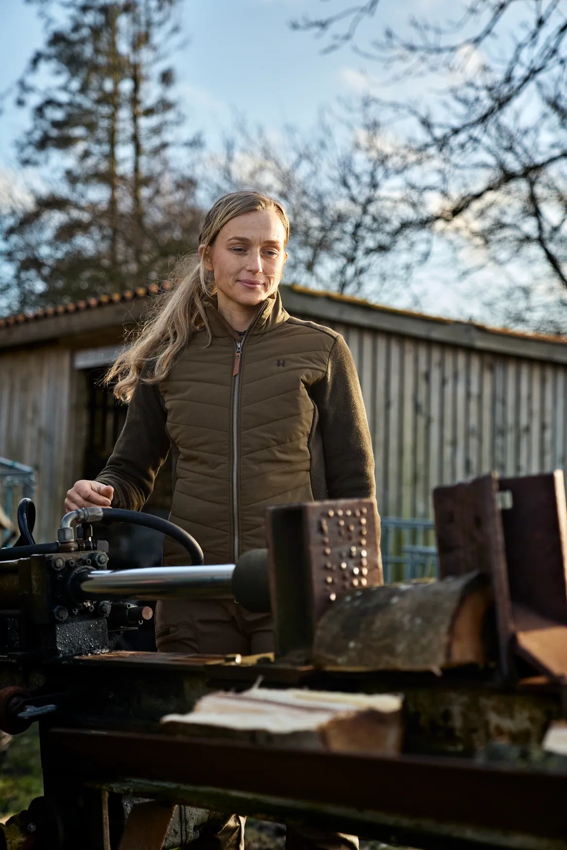 Sandhem Pro Insulated  cardigan Women - Willow green