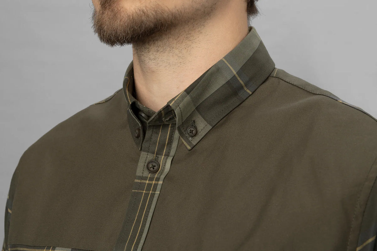 Anker L/S shirt - Willow green
