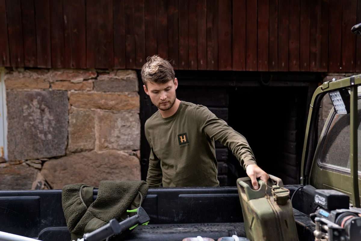 Gorm L/S t-shirt - Willow green