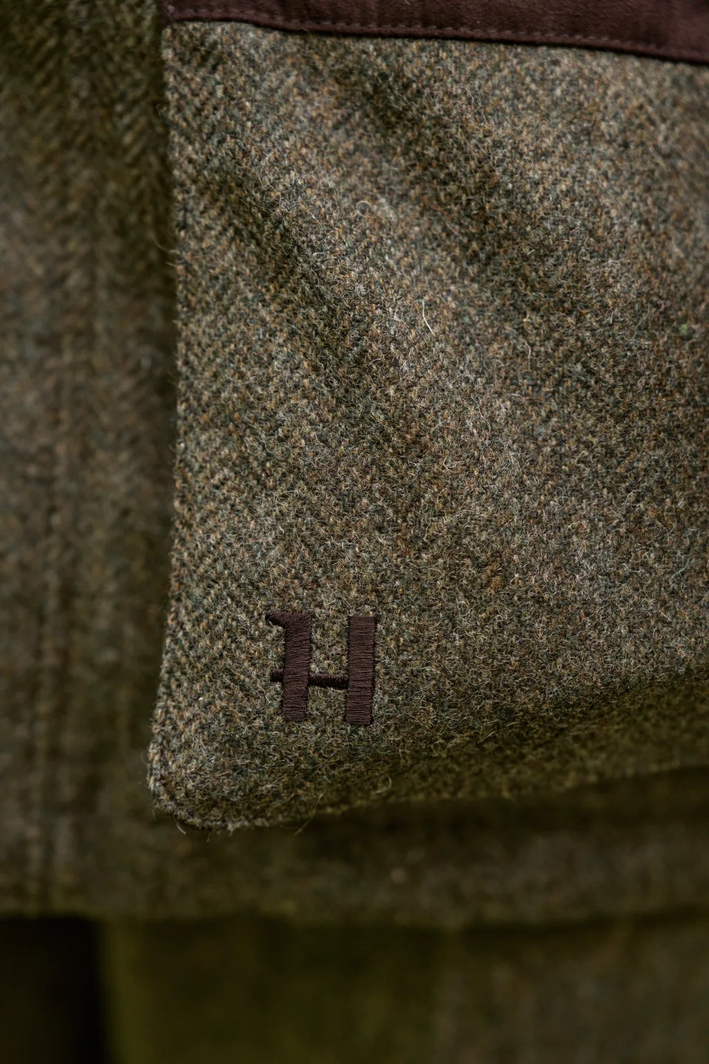 Kenmore GTX jacket - Forest green/Herringbone