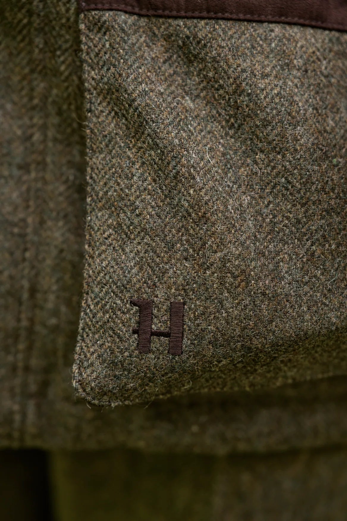 Kenmore GTX jacket - Forest green/Herringbone