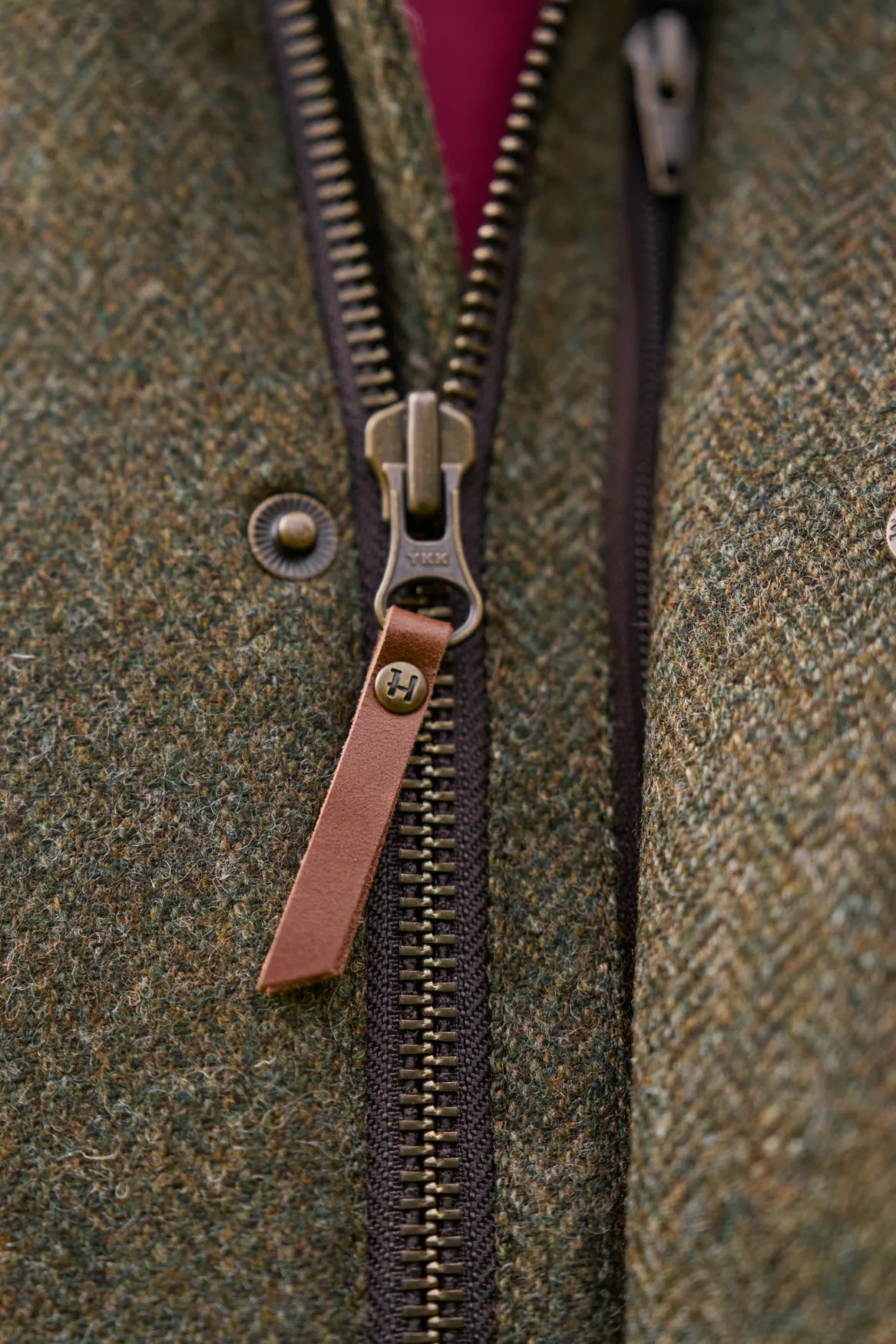 Kenmore GTX jacket - Forest green/Herringbone