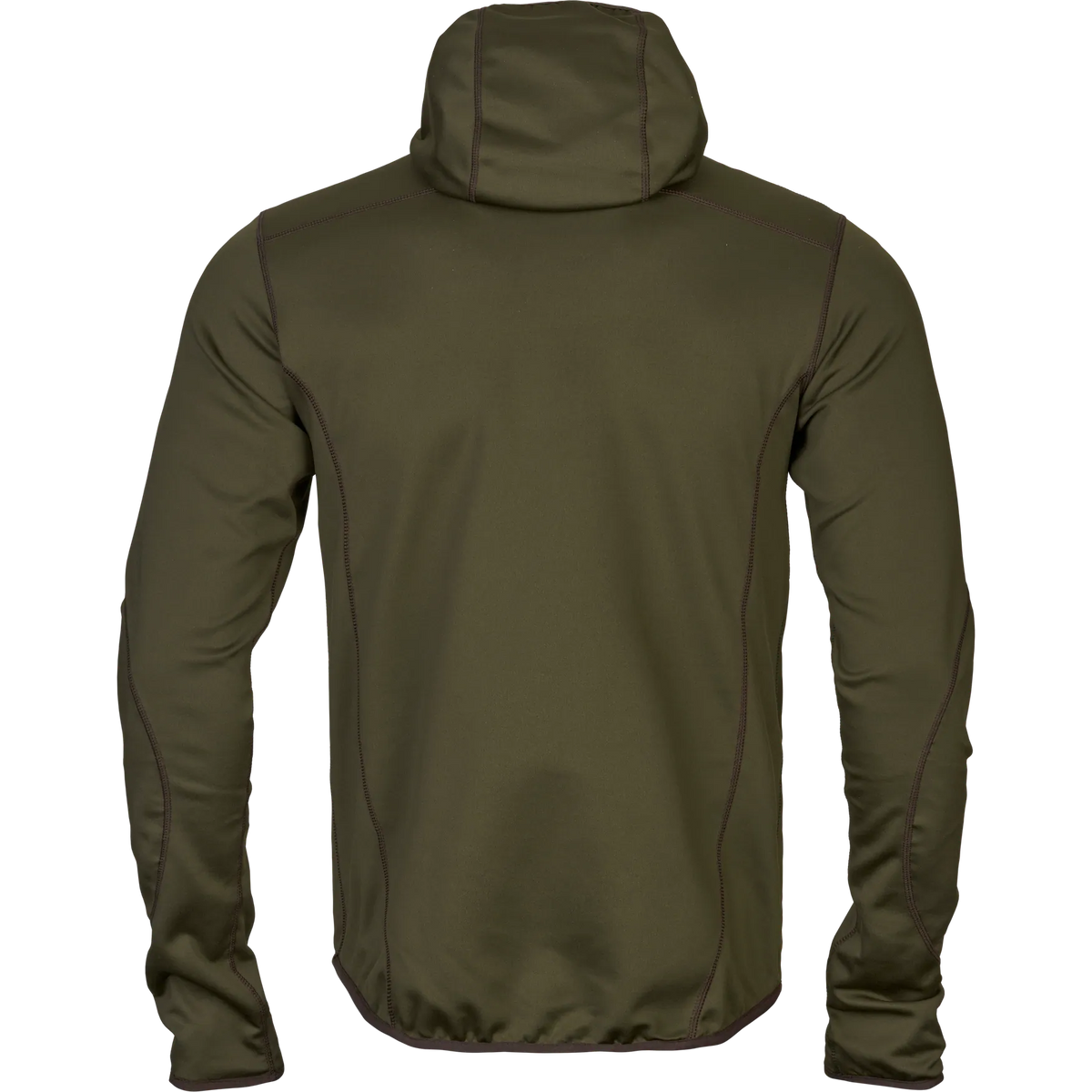 Deer Stalker full zip fleece hoodie - Willow green