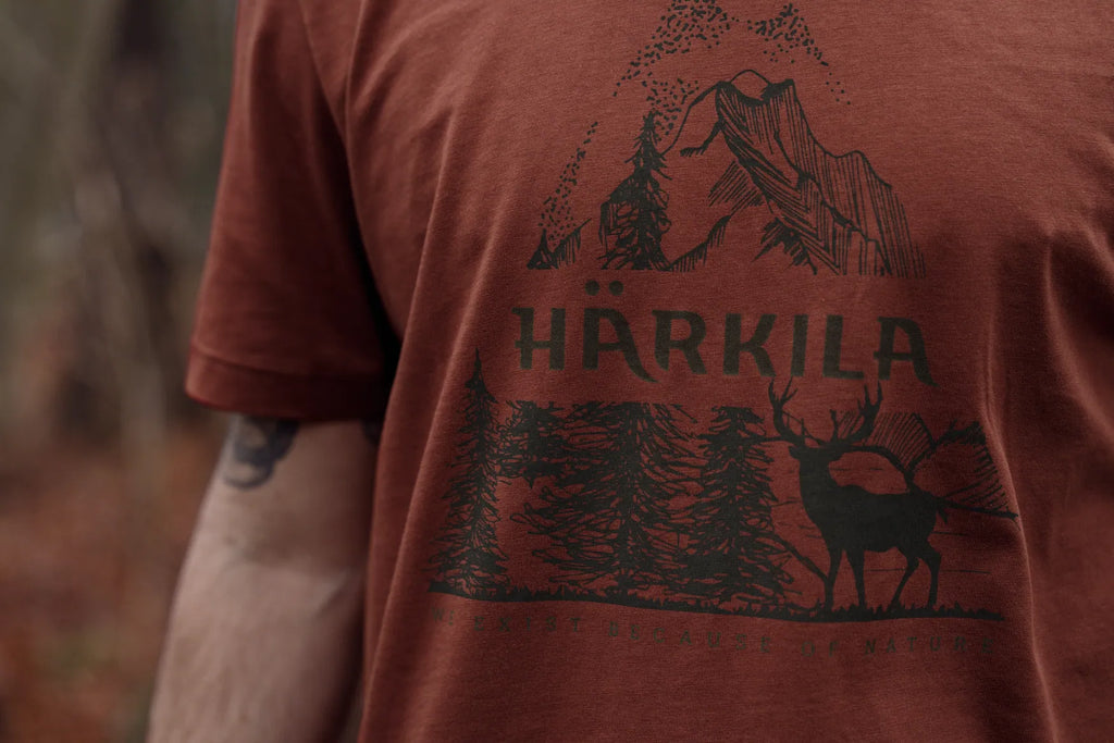 Härkila Nature S/S T-shirt - Autumn orange