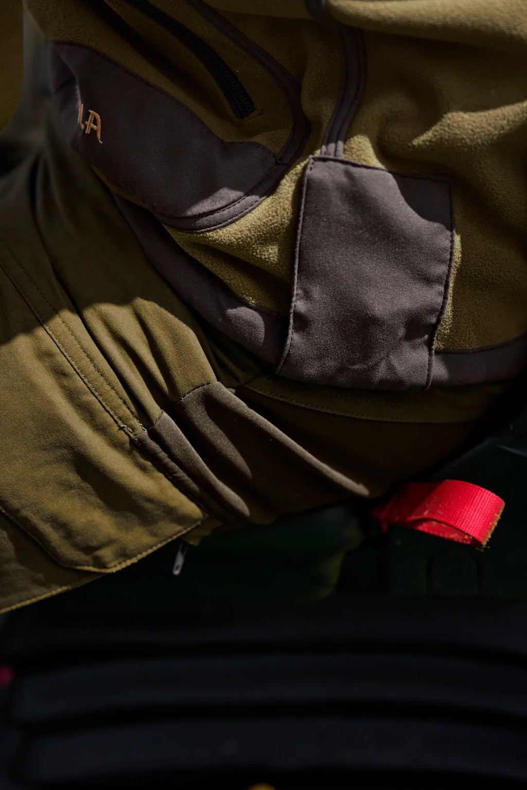 Kamko Fleece - Dark olive/Arabian spice