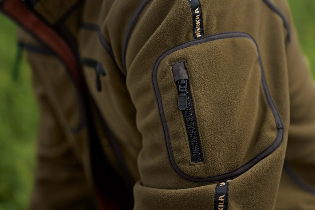 Kamko Fleece - Dark olive/Arabian spice