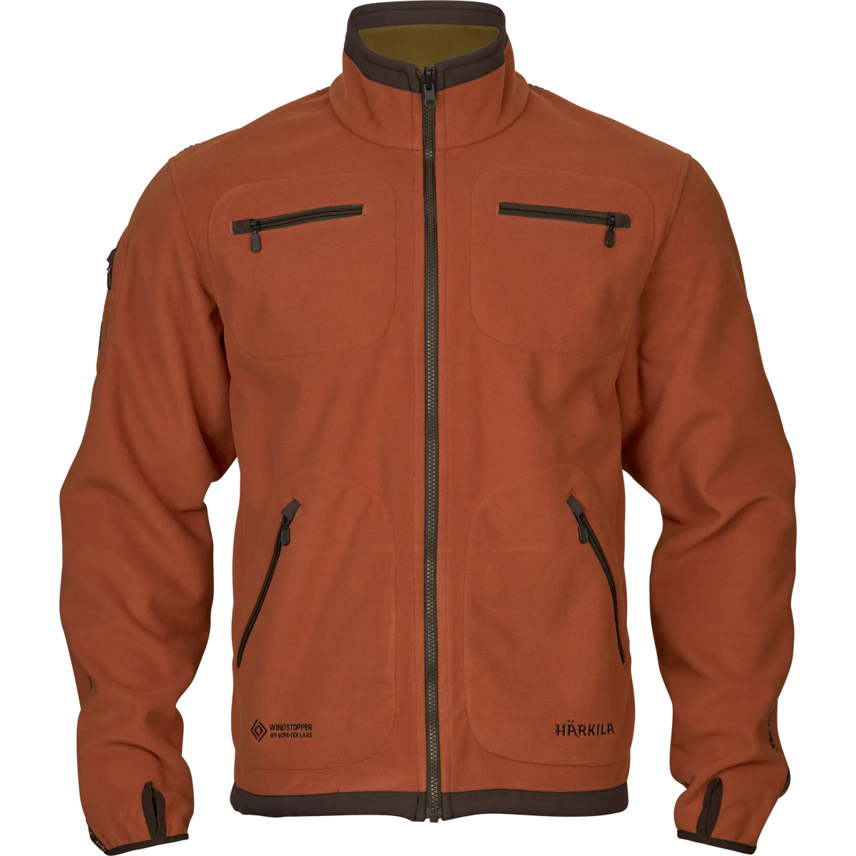 Kamko Fleece - Dark olive/Arabian spice