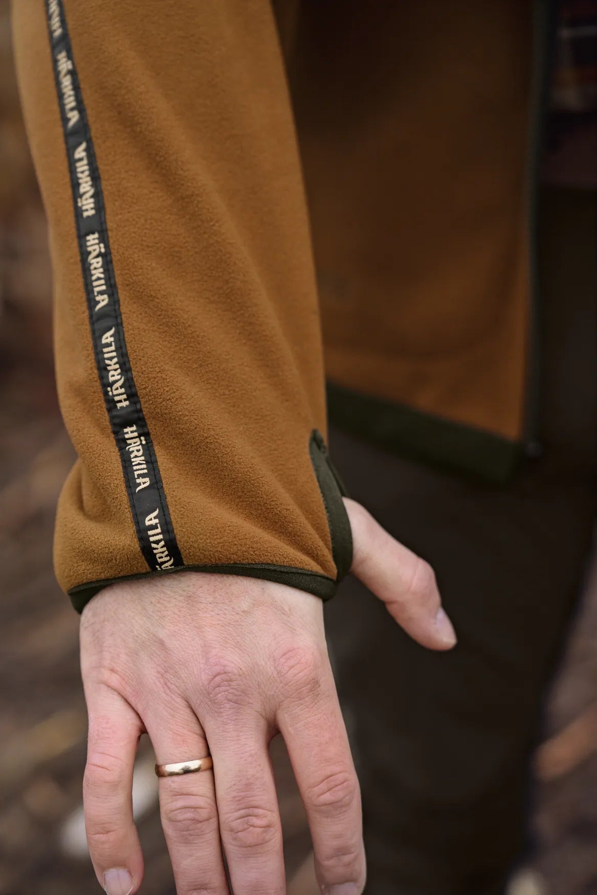 Kamko Fleece - Forest night/Rustique clay