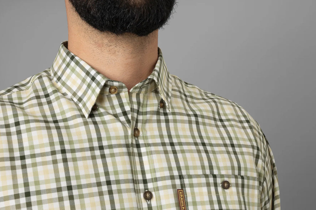 Milford shirt - Beech green check