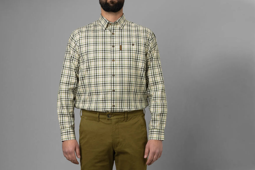Milford shirt - Beech green check