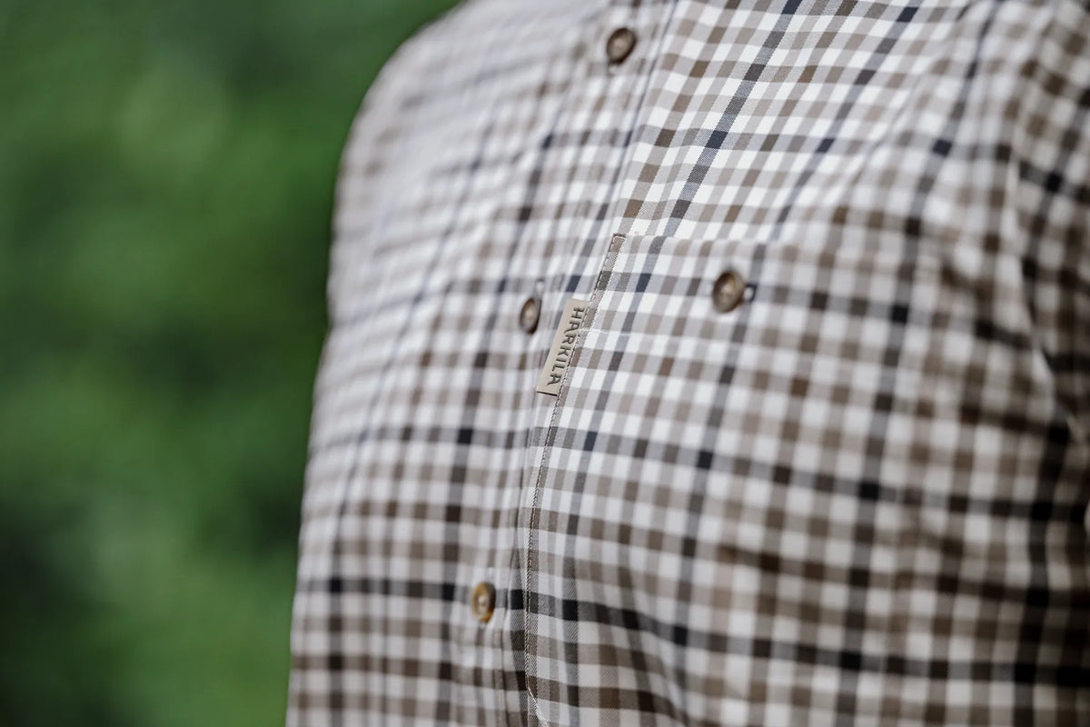 Milford shirt - Blue/Beige check