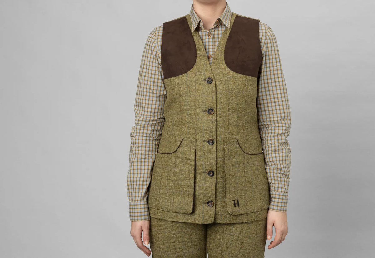 Jura shooting waistcoat Women - Olive