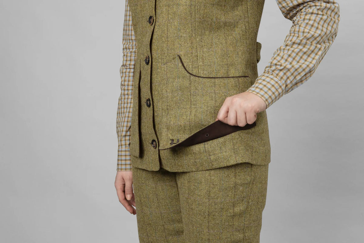 Jura shooting waistcoat Women - Olive