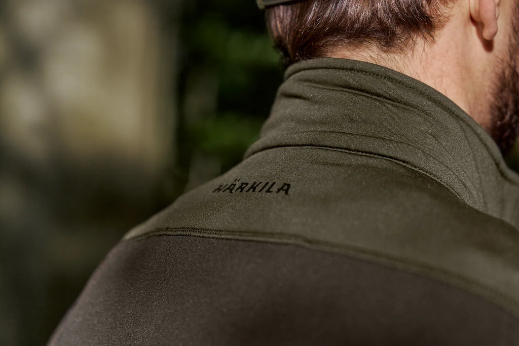 Olaf fleece jacket - Shadow Brown/Forest night