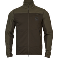 Olaf fleece jacket - Shadow Brown/Forest night