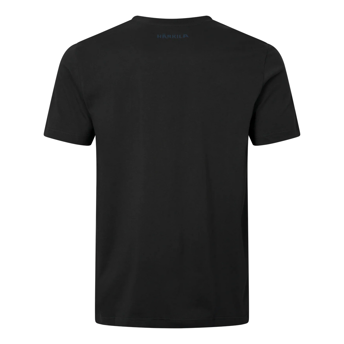 Härkila logo band S/S tshirt - Anthracite/sea blue