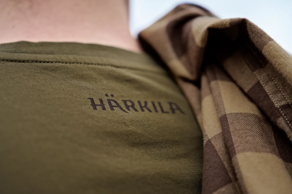 Härkila H-logo S/S T-shirt - Dark olive
