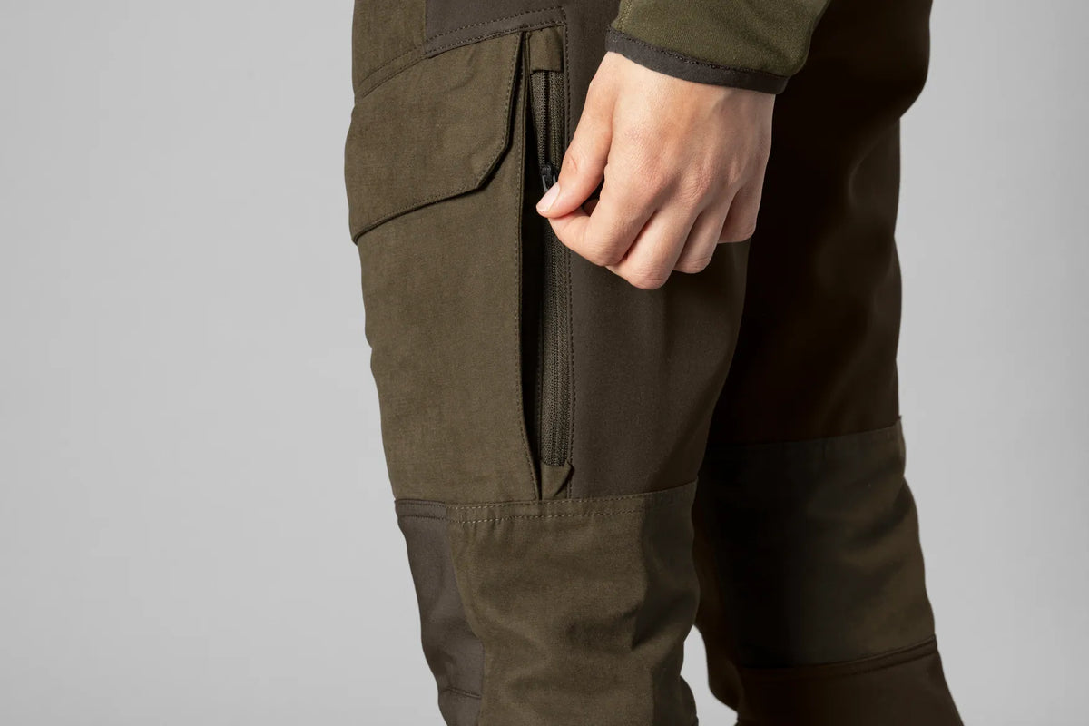 Härkila Scandinavian trousers Women - Willow green/Deep brown