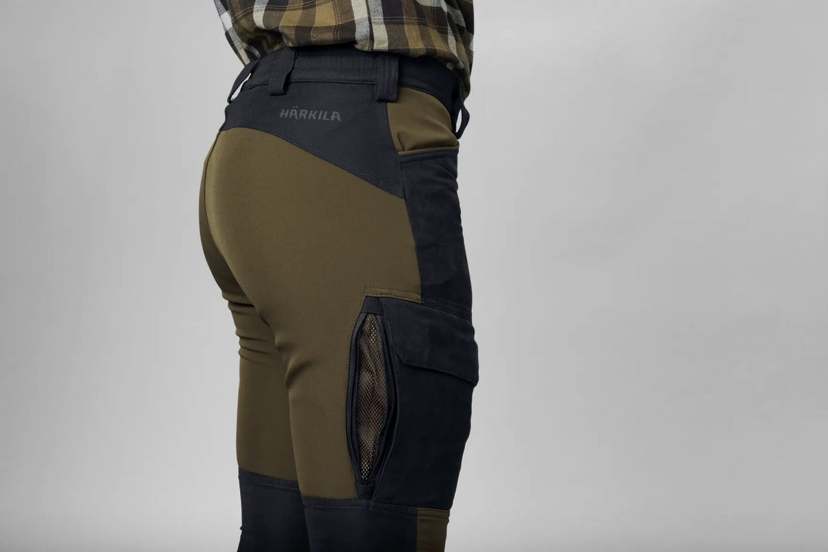 Härkila Scandinavian trousers Women - Willow green/Deep well purple