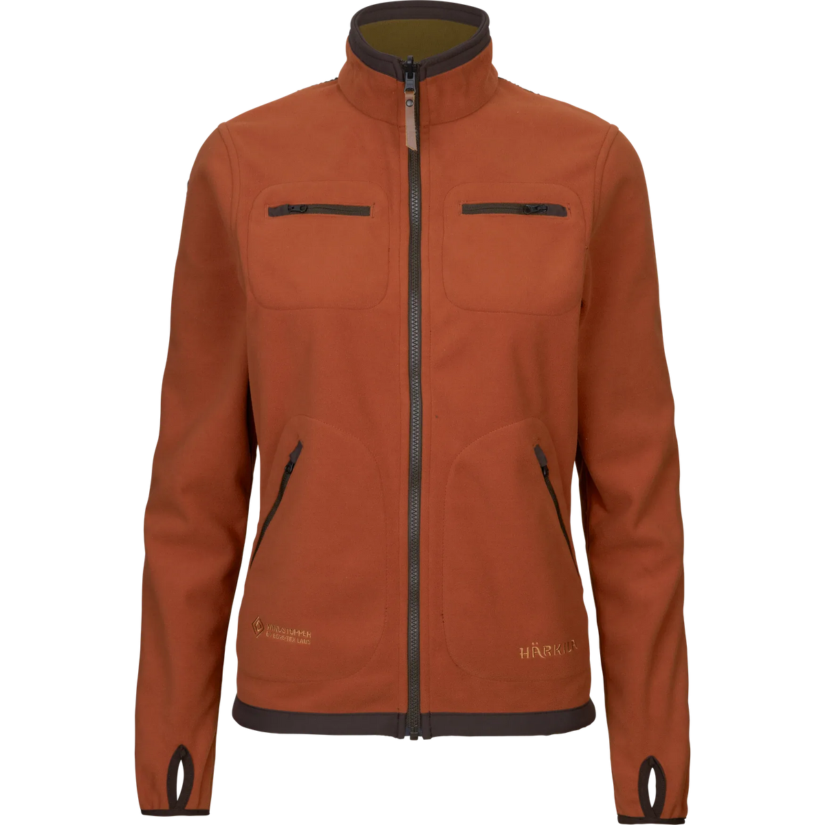 Kamko fleece Women - Dark olive/Arabian spice