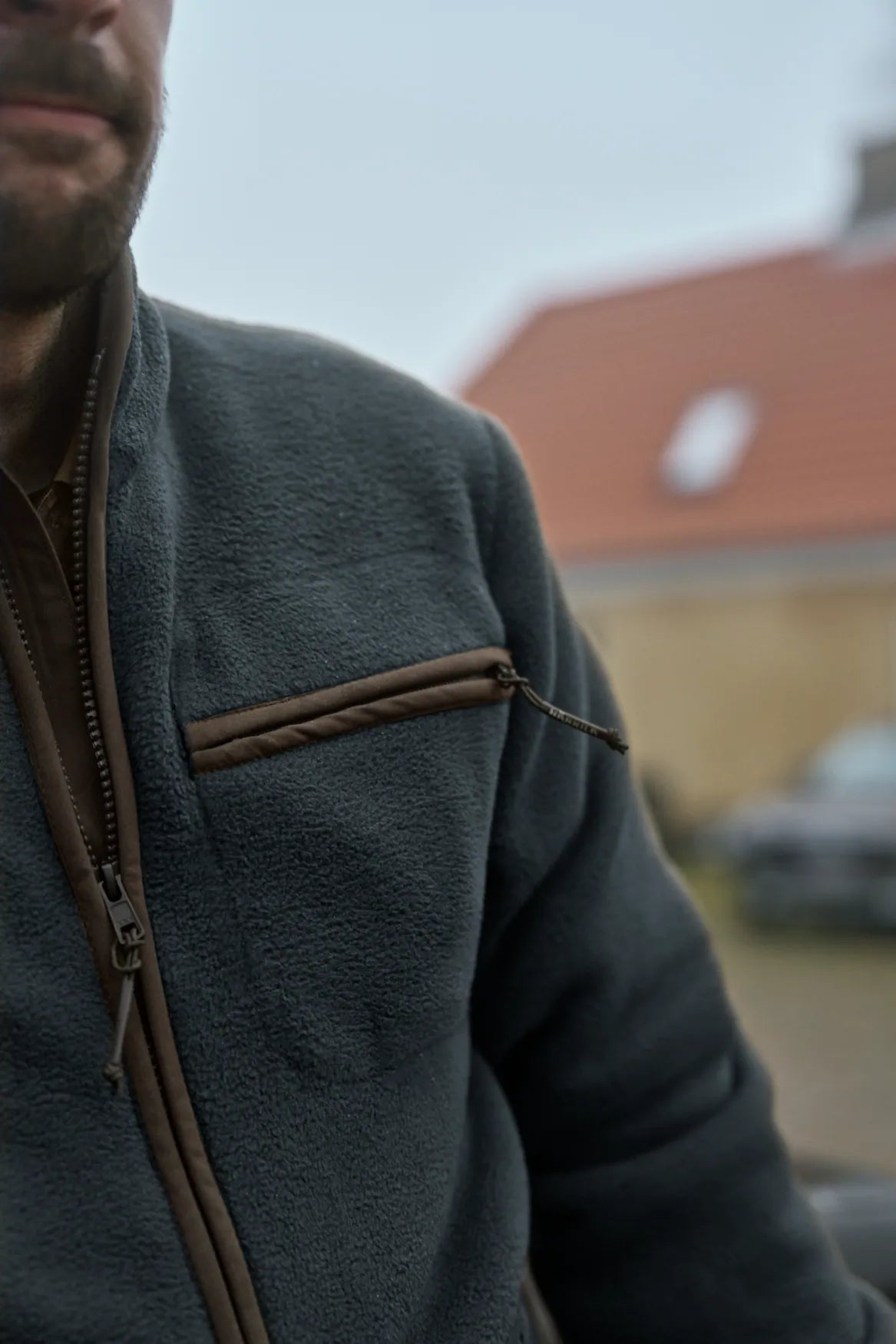 Torsby fleece jacket - Dark navy