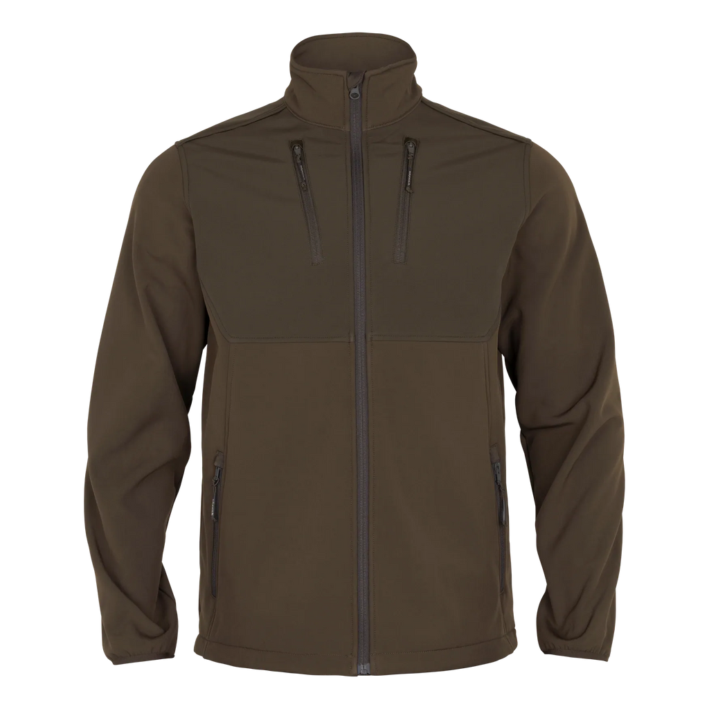Härkila Scandinavian softshell jacket - Willow green/Shadow brown