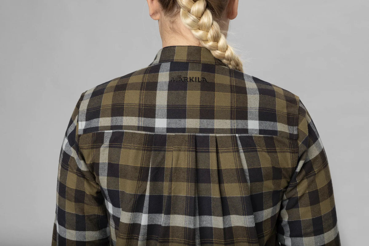 Sigrid L/S shirt Women - Willow green/Phantom