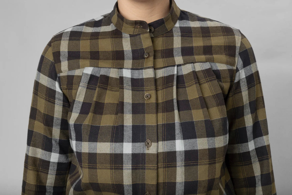 Sigrid L/S shirt Women - Willow green/Phantom
