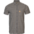 Härkila Fjell S/S shirt - Naval Blue Check