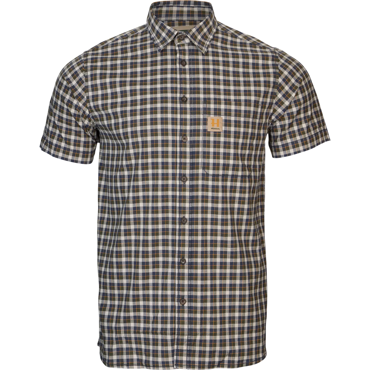 Härkila Fjell S/S shirt - Naval Blue Check