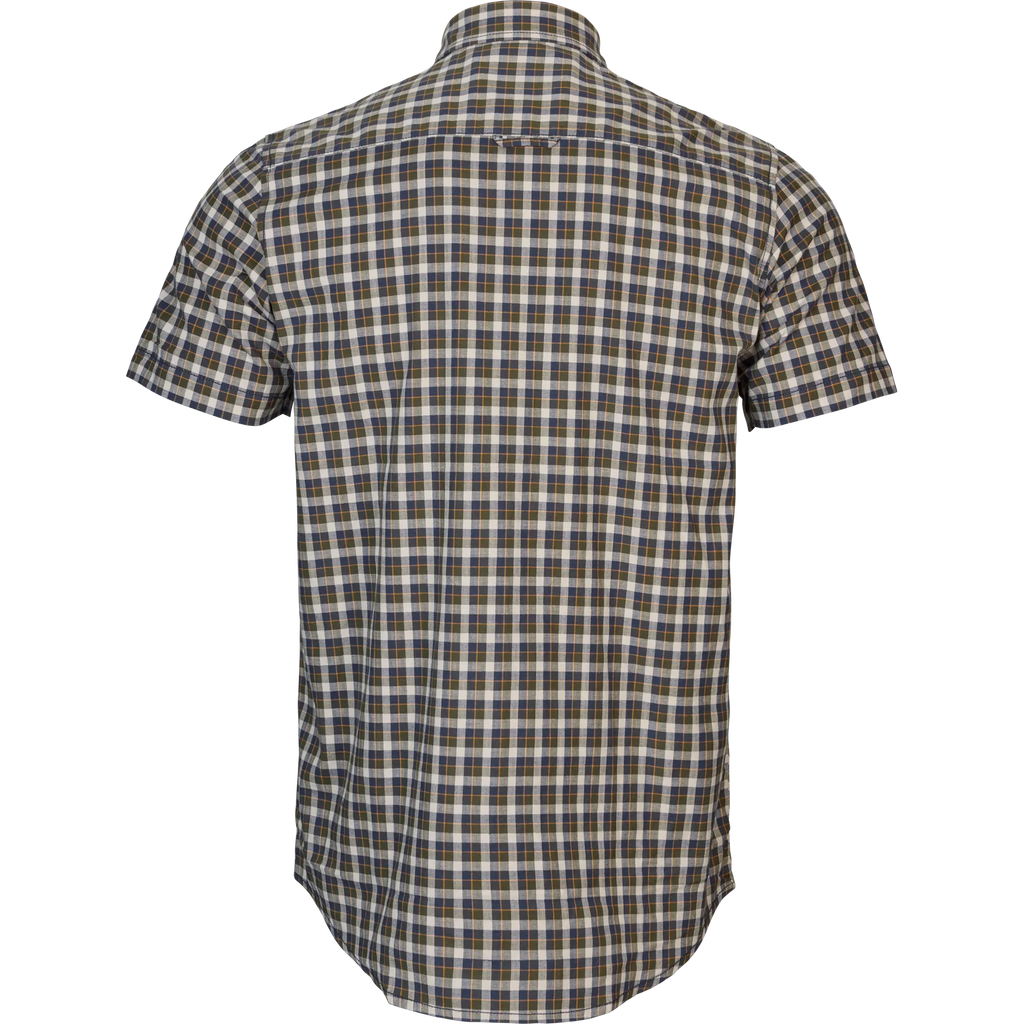 Härkila Fjell S/S shirt - Naval Blue Check