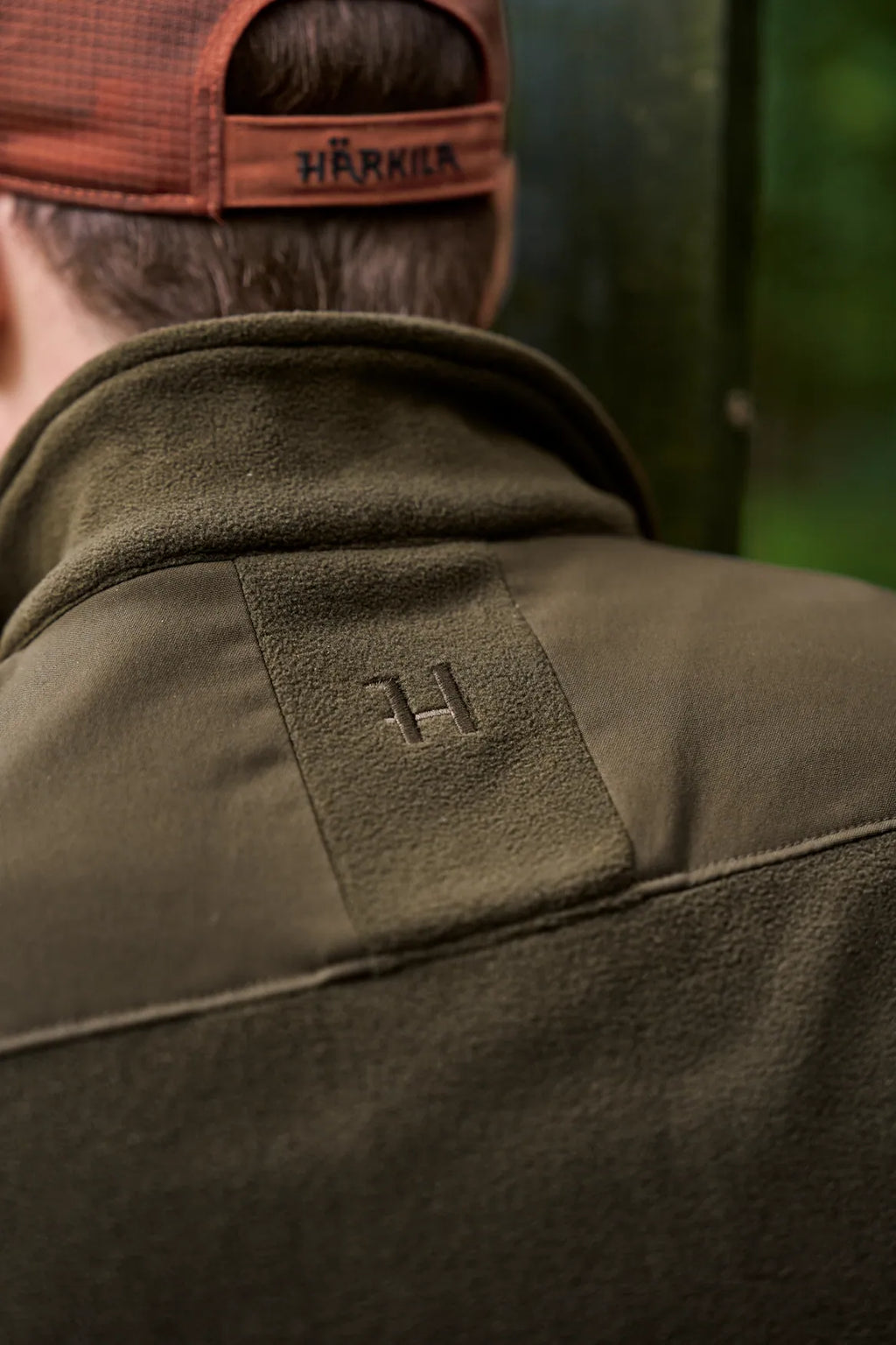 Härkila Fjell fleece waistcoat - Hunting green/Willow green