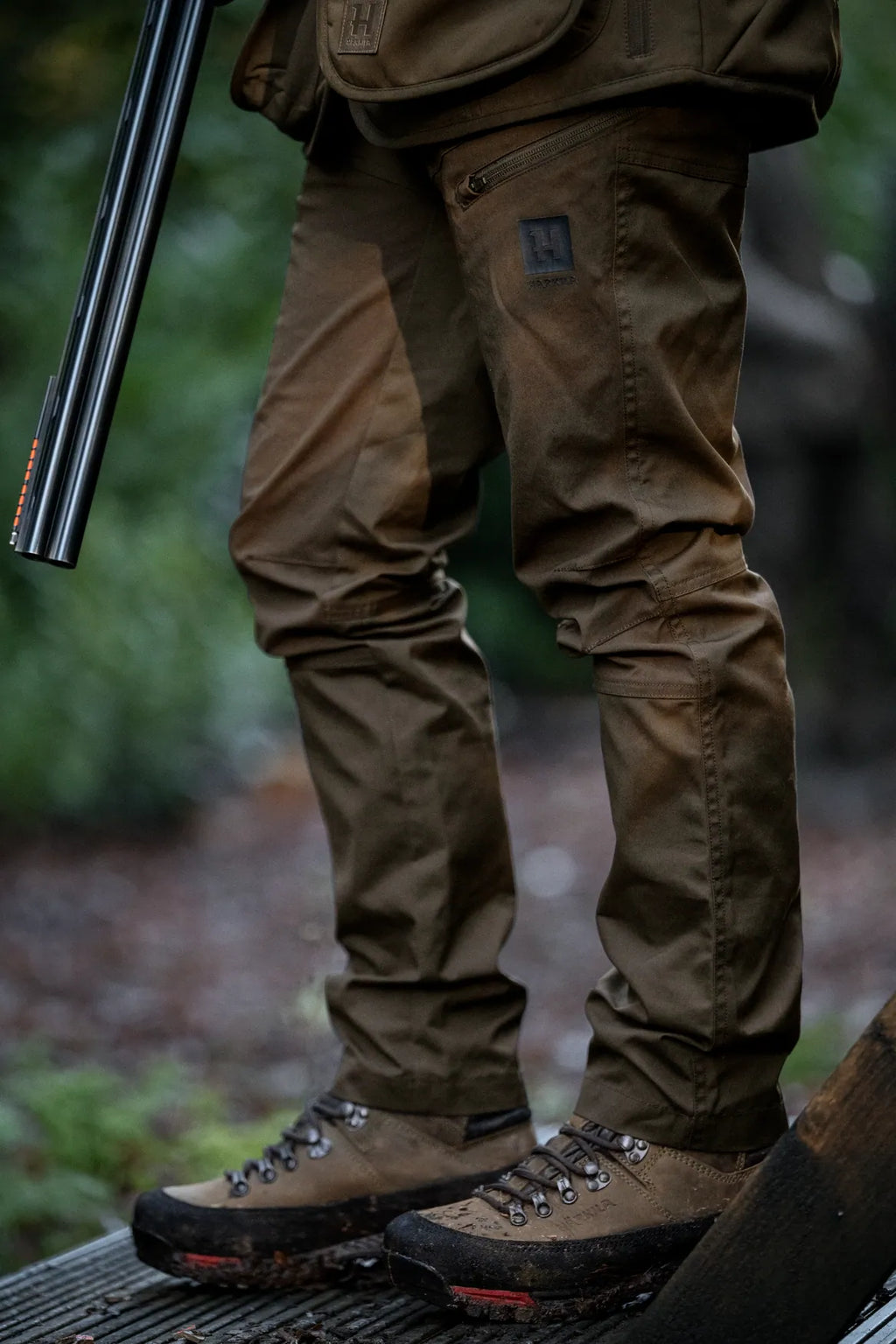 Härkila Fjell Trousers - Willow green/Shadow brown