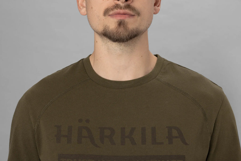 Härkila logo S/S t-shirt - Willow green