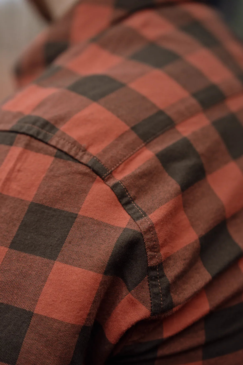 Härkila Scandinavian L/S shirt - Autumn orange check