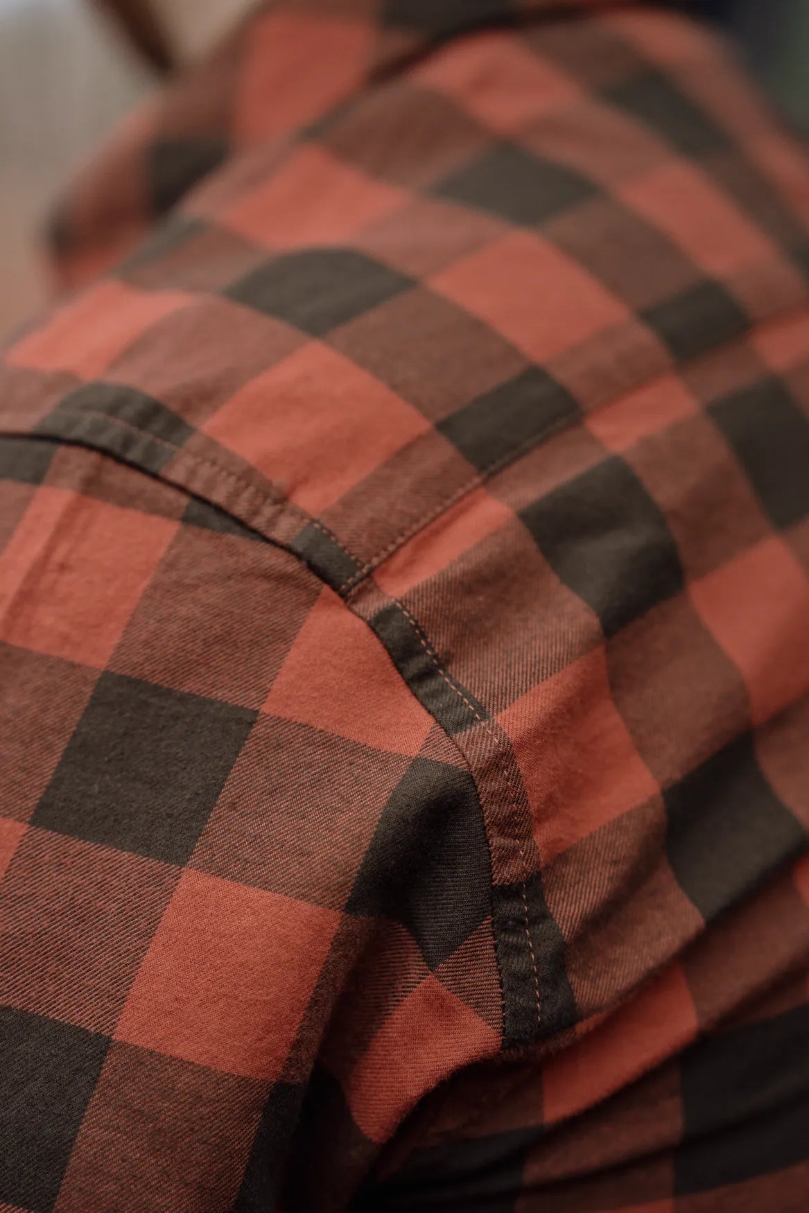 Härkila Scandinavian L/S shirt - Autumn orange check
