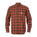 Härkila Scandinavian L/S shirt - Autumn orange check