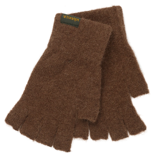 Alpacka half finger gloves - Pinecone brown