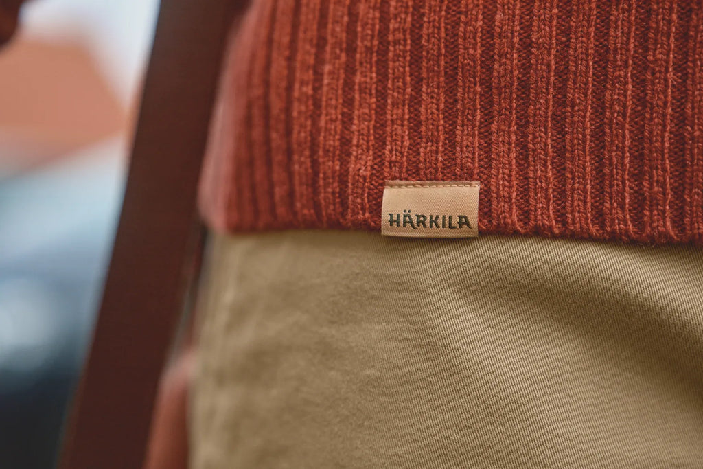 Vincent merino half zip pullover - Bombay brown