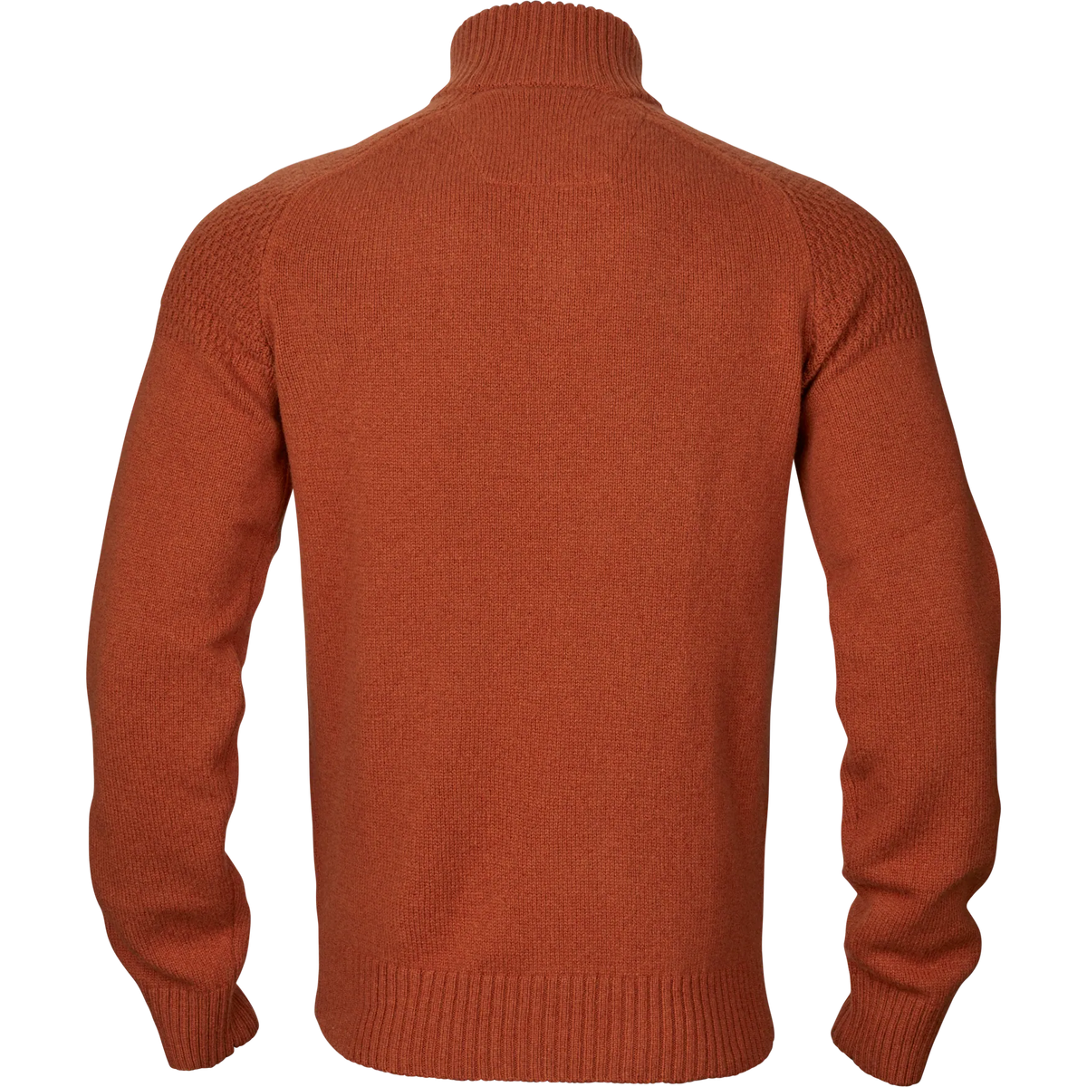Vincent merino half zip pullover - Bombay brown