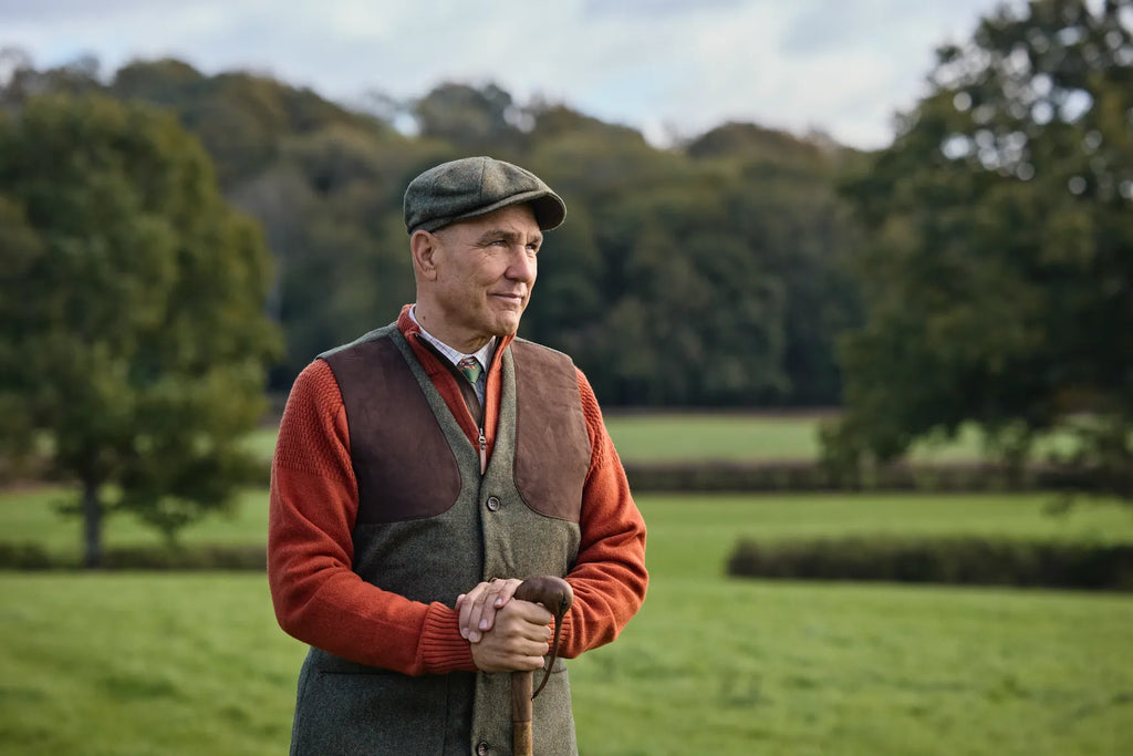 Vincent merino half zip pullover - Bombay brown