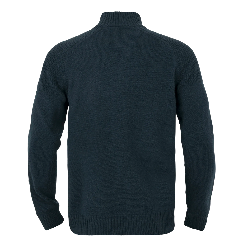 Vincent merino half zip pullover - Dark navy