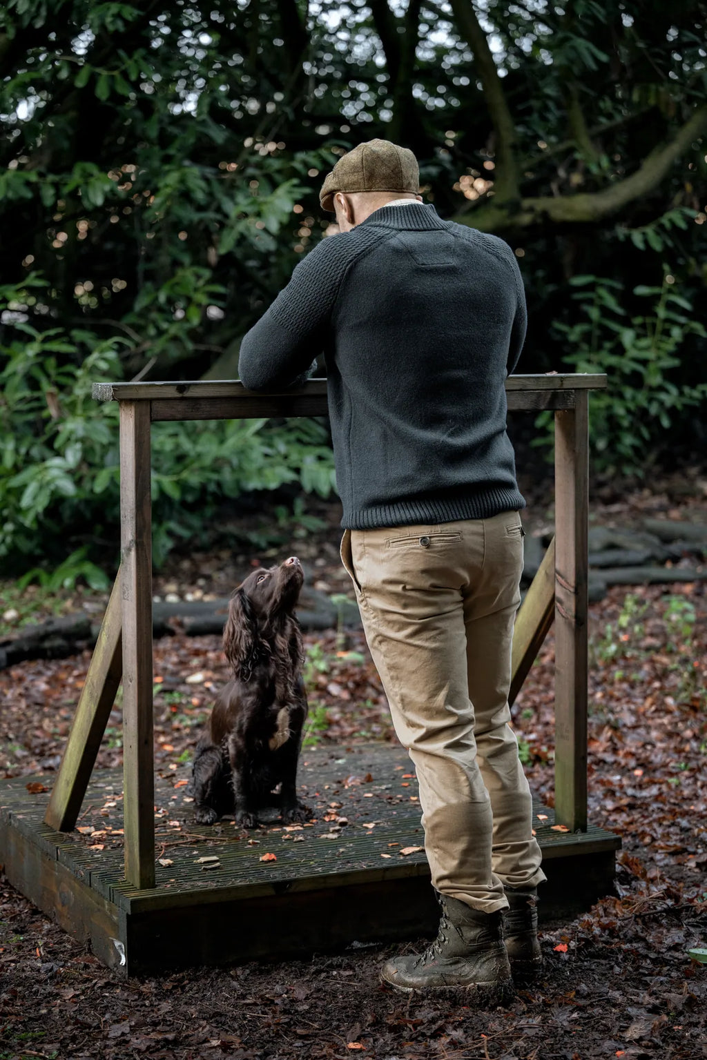 Vincent merino half zip pullover - Dark navy