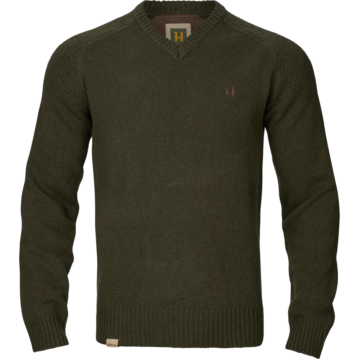 Vincent merino v-neck pullover - Rosin